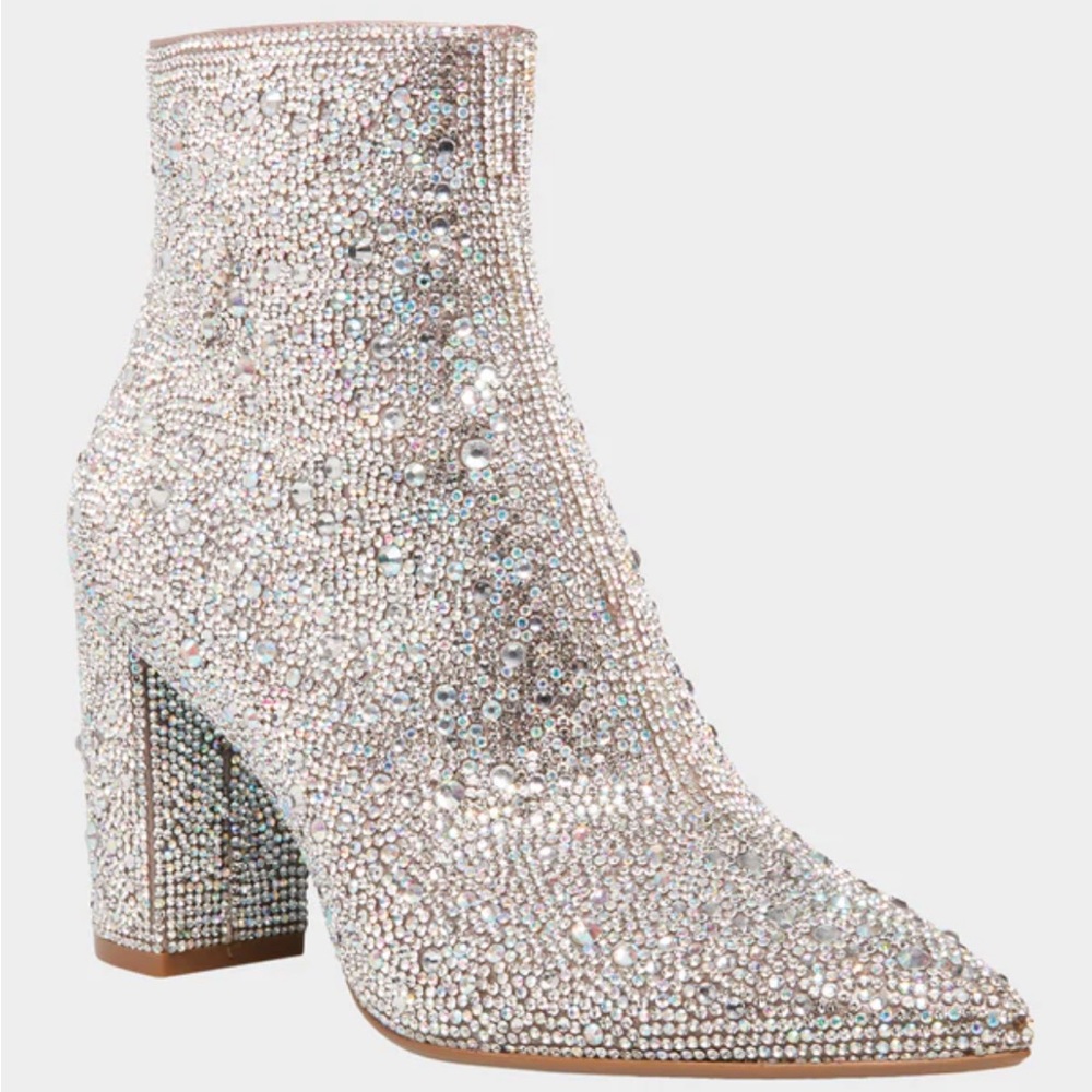 Betsey Johnson Cady Rhinestone Boots